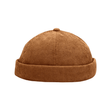 Sterling Sailor Corduroy™ Docker Cap Textured Brimless Cotton Hat