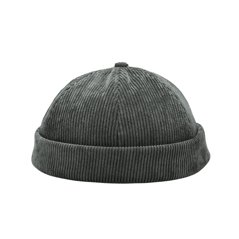 Sterling Sailor Corduroy™ Docker Cap Textured Brimless Cotton Hat