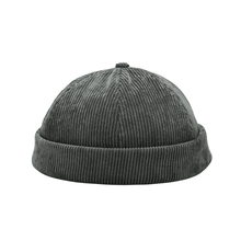 Sterling Sailor Corduroy™ Docker Cap Textured Brimless Cotton Hat