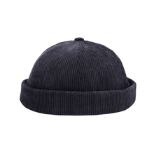 Sterling Sailor Corduroy™ Docker Cap Textured Brimless Cotton Hat