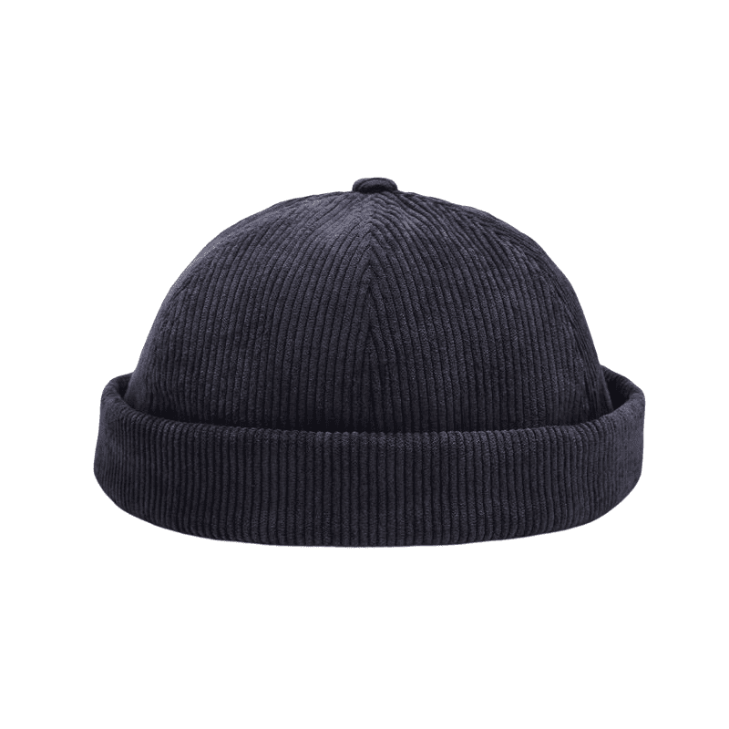 Sterling Sailor Corduroy™ Docker Cap Textured Brimless Cotton Hat