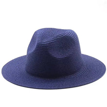 Sterling Riviera™ Straw Fedora Leather Band