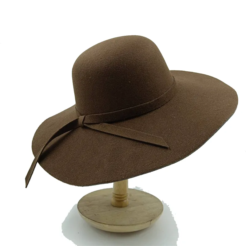 Sterling Wide Brim Fedora Hat™ Elegant Allure Felt Band