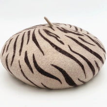 Sterling™ Retro Striped Pumpkin Beret Wool Blend Artist Hat