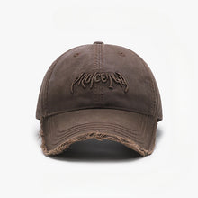 Sterling™ Adjustable Cotton Baseball Cap With Raised Letter Embroidery