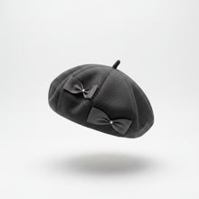 Sterling™ Mireya Wool Painter Beret With Bow Detail