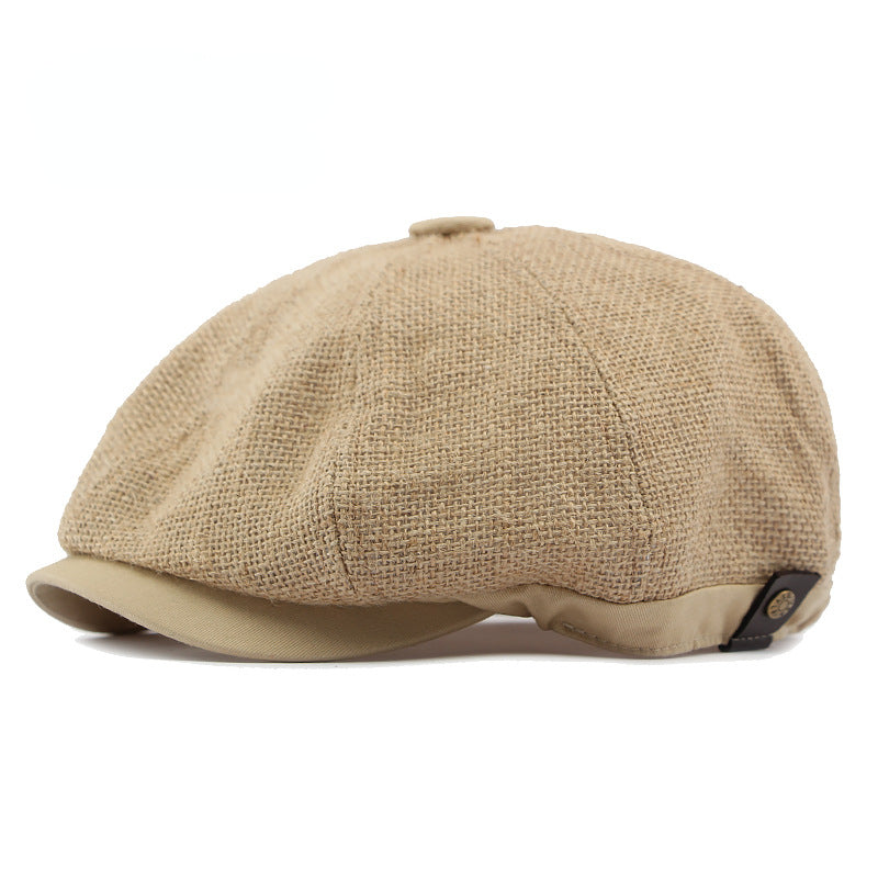Sterling Linen Crown Cap Raised Linen Blend Adjustable Back