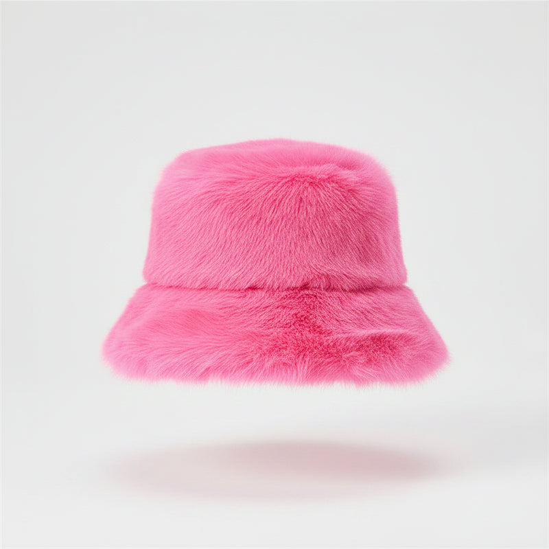 Sterling Cozette Faux Fur Bucket Hat - Plush Winter Accessory™