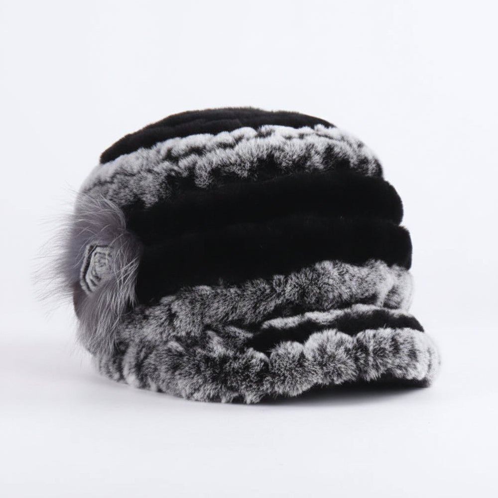 Sterling Rex Knit™ Beanie Winter Hat Rabbit Fur Soft Knitted Finish
