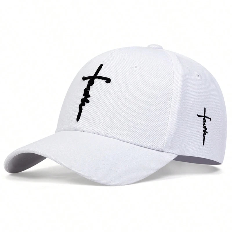 Sterling Faith Embroidery Baseball Cap™ Cotton Snapback Stitch