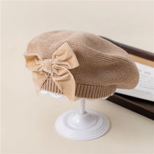 Sterling Elodie Kids Knit Beret™ with Bow Detail