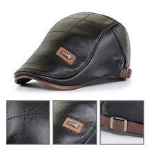 Sterling Retro PU Faux Leather Newsboy Cap™ — Sterling Hat Company