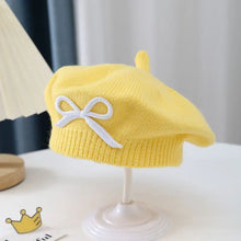 Sterling Liora Kids Knit Beret™ with Bow Detail