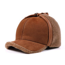 Sterling Hollis Cowhide Duckbill Cap™ With Wool Ear Flaps