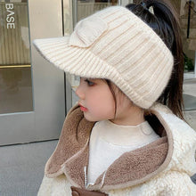 Liora Kids Earflap Cap™ Acrylic Knit Bow Detail