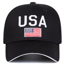 Sterling USA Letter Embroidery Baseball Cap™ Fabric Sun Visor