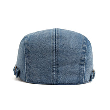 Sterling New Denim Cotton Beret™ Newsboy Cap Adjustable Visor