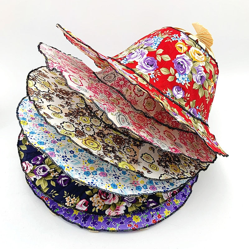 Sterling Foldable Bamboo Hat™ Wide Brim Bamboo Cord Detail