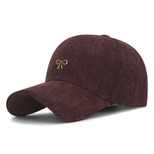 Sterling Woven Baseball Cap With Metal Bow Detail