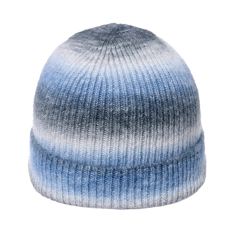 Sterling Gradient Knit Beanie - Lightweight Winter Cap™