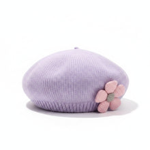 Sterling Petalyn Baby Beret™ with Floral Accent