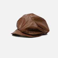 Sterling Leather Beret™ Newsboy Cap Pumpkin Crown