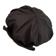 Sterling Striped Woven Octagonal Beret™ With Short Brim