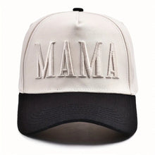 Sterling Retro Letter Embroidery™ DAD MAMA Baseball Cap Fabric Visor