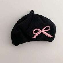 Sterling Roselyn Baby Wool Knit Beret™ with Bow Detail