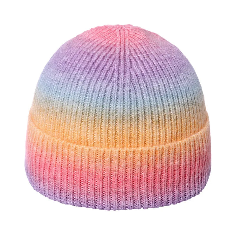 Sterling Gradient Knit Beanie - Lightweight Winter Cap™