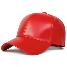 Sterling Light Panel Adjustable PU Leather Baseball Cap™   with Curved Visor