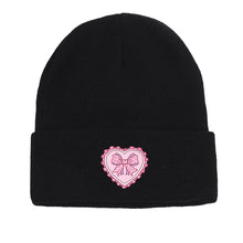 Sterling™ Pink Bow Love Cuffed Beanie