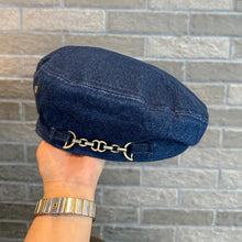 Sterling Denim French Style™ Pumpkin Beret Chain Detail