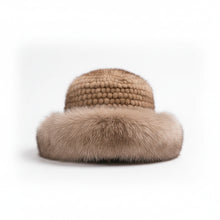 Sterling Norelle Winter Beanie™ - Knitted Mink & Fox Fur