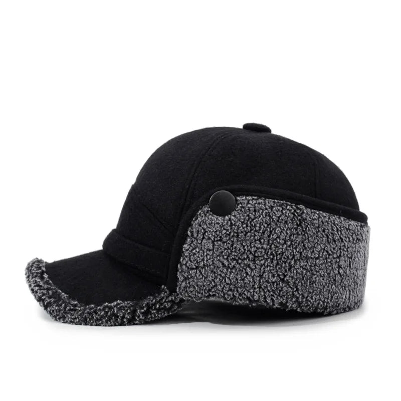 Sterling™ Fleece Earflap Baseball Cap with Fold Down Coverage