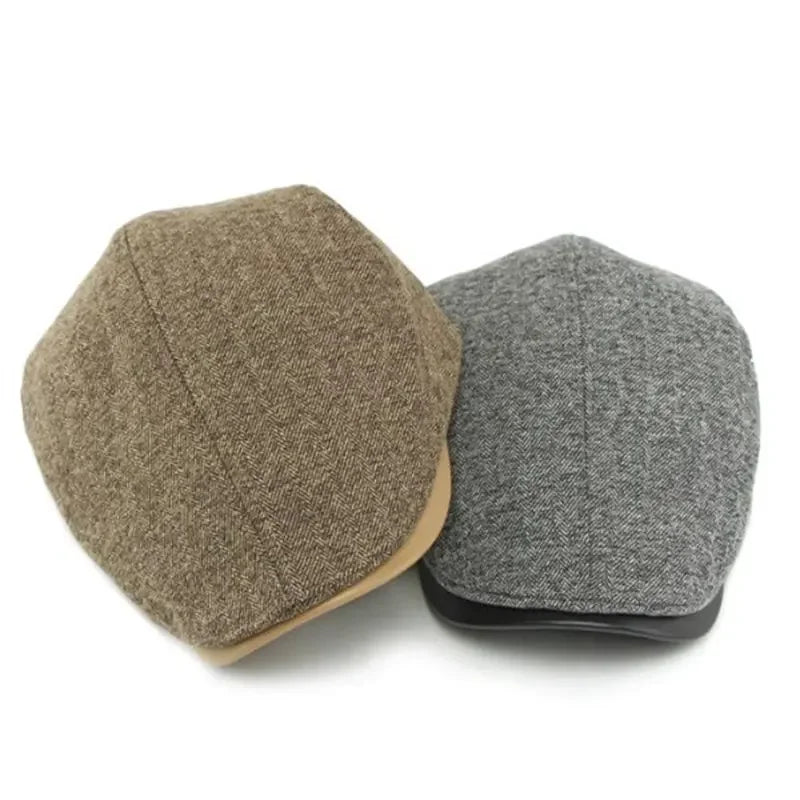 Sterling 98 Newsboy Flat Cap™ In Polyester With Solid Finish
