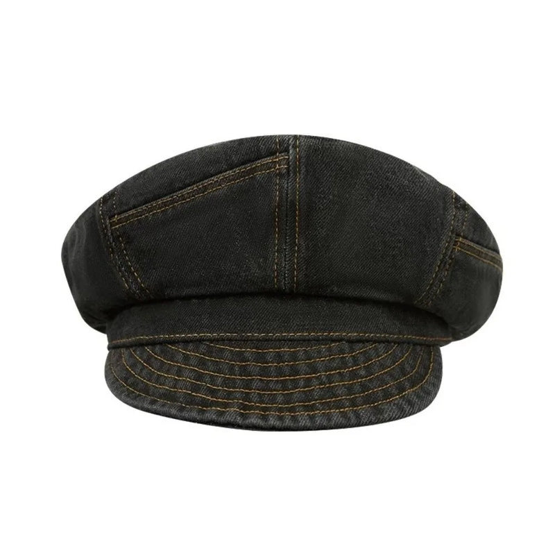 Sterling Cloud Newsboy Cap™ - Washed Denim