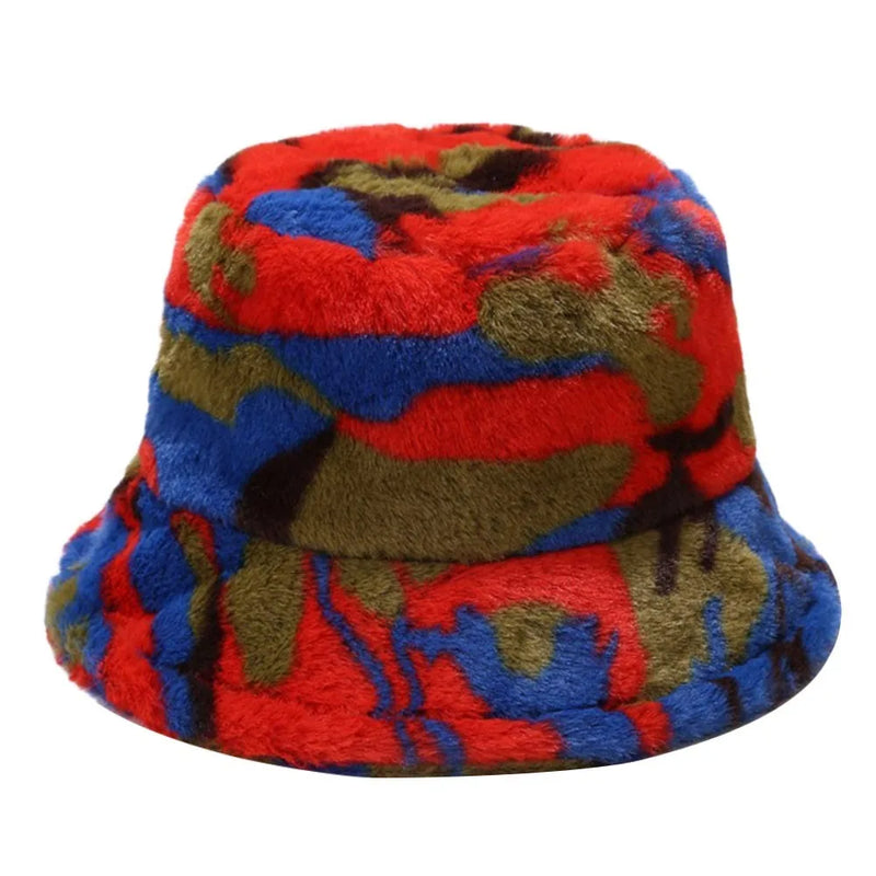 Sterling Outdoor Bucket Hat™  Plush Lamb Wool Style Soft Brim Cap