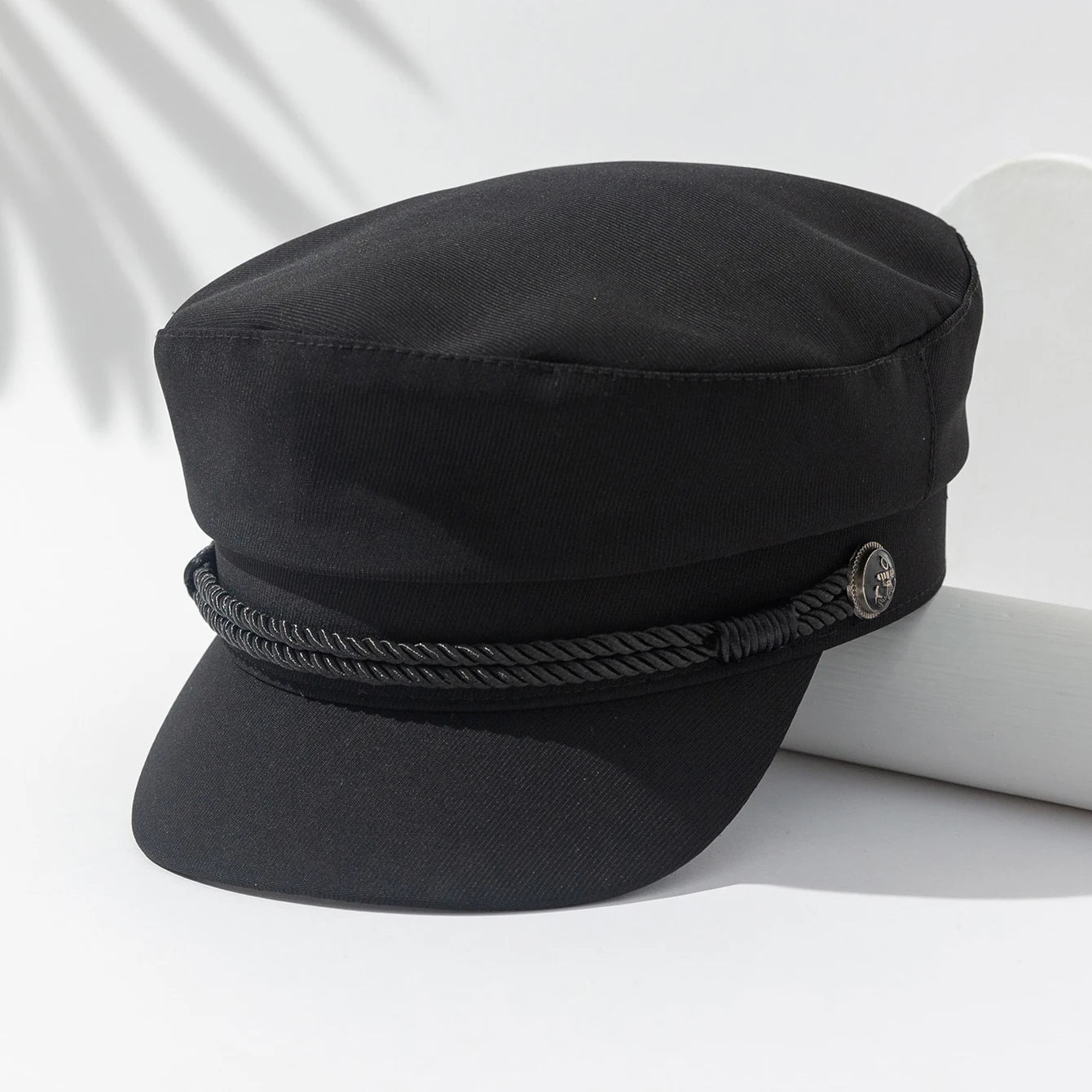 Sterling Double-Layered Rope Anchor Hook Polyester Newsboy Cap™