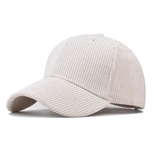 Sterling Corduroy Baseball Cap With Adjustable Buckle Closure