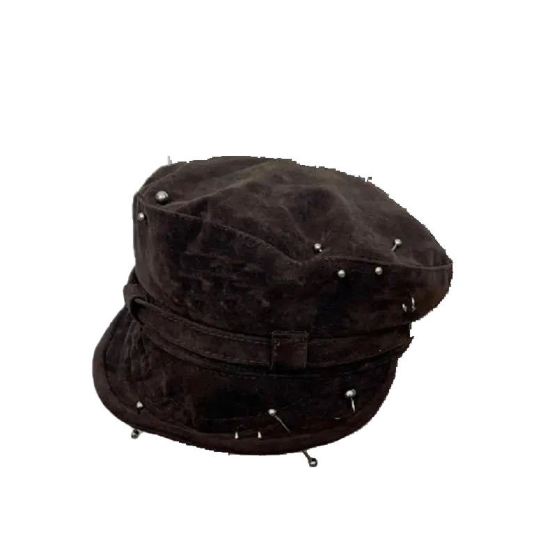 Sterling Marlowe Suede Baseball Cap™ with Curved Brim