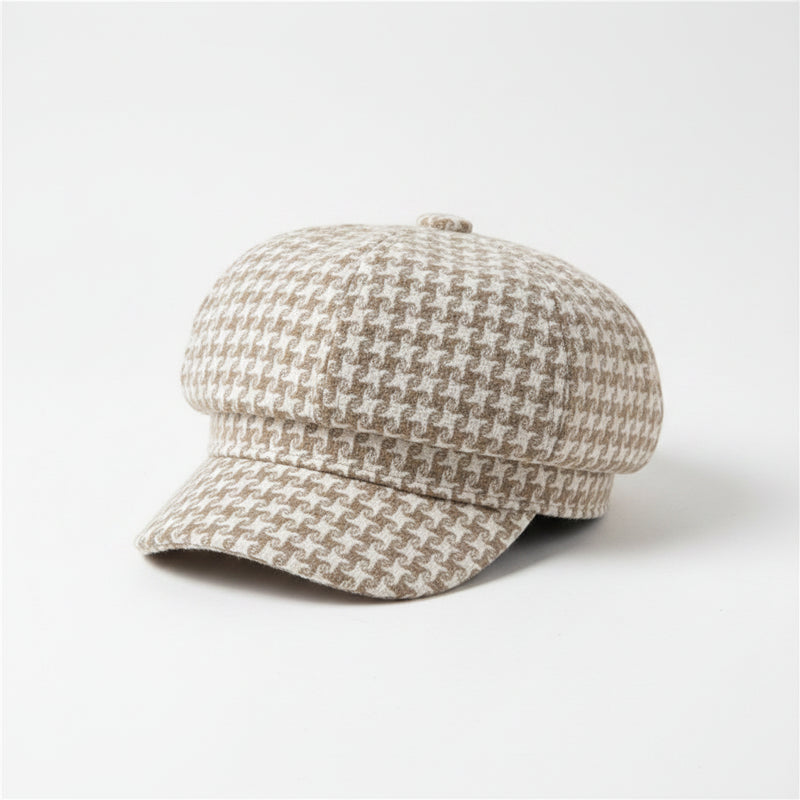 Sterling H33 Octagonal Cap™ Cotton Blend Plaid Short Brim