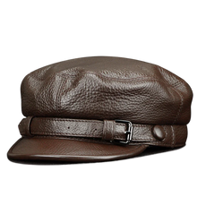 Sterling Leather Sailor Cap™ Soft Cowhide With Belted Accent