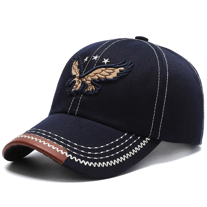 Sterling Eagle Embroidery Baseball Cap™ Fabric Four Season Shade