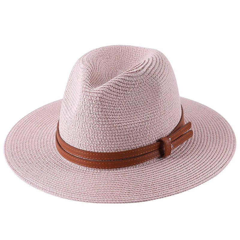 Sterling Ivory Coast™ Straw Fedora Buckle Band
