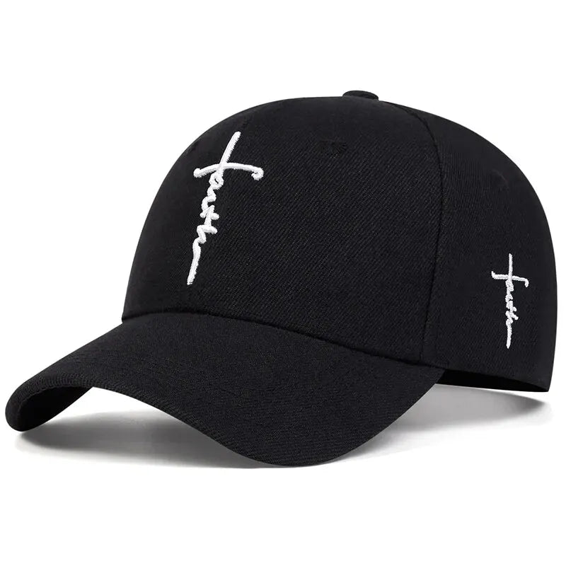 Sterling Faith Embroidery Baseball Cap™ Cotton Snapback Stitch