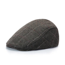 Sterling Alden Flat Cap™  Wool Viscose Blend Adjustable Herringbone