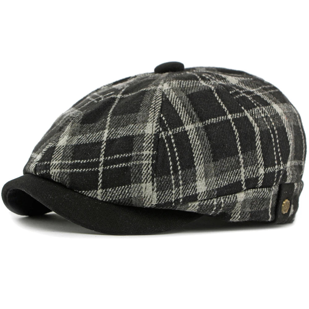 Sterling HT4970 Adjustable Plaid Octagonal Beret™