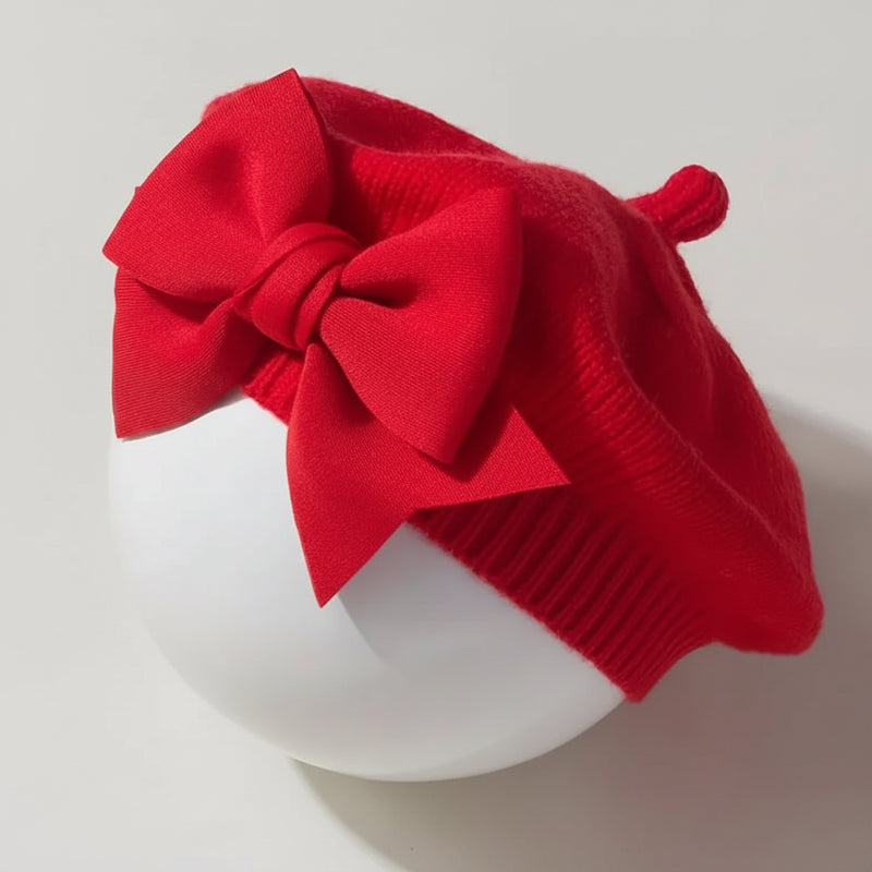 Sterling Roselle Toddler Beret™ with Bow Accent