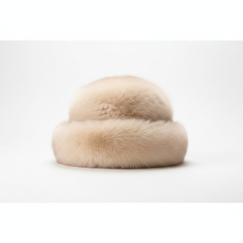 Sterling Norelle Winter Beanie™ - Knitted Mink & Fox Fur